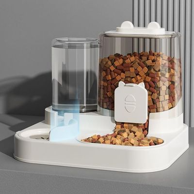 PetTribes Distributeur croquettes & eau chat/chien - 1.8L - Automatique