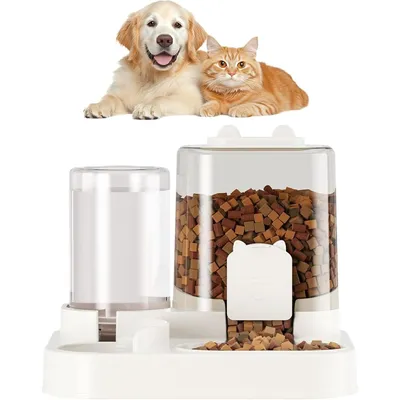 PetTribes Distributeur croquettes & eau chat/chien - 1.8L - Automatique PetTribes Distributeur croquettes & eau chat/chien - 1.8L - Automatique