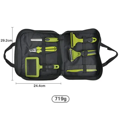 PetTribes Kit Toilettage 6-en-1 pour Chien et Chat