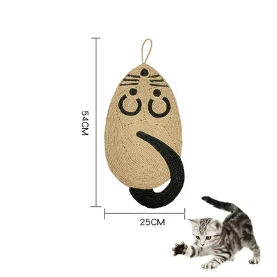 PetTribes Tapis Griffoir Souris Suspendu pour Chat