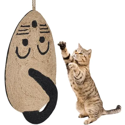 PetTribes Tapis Griffoir Souris Suspendu pour Chat
