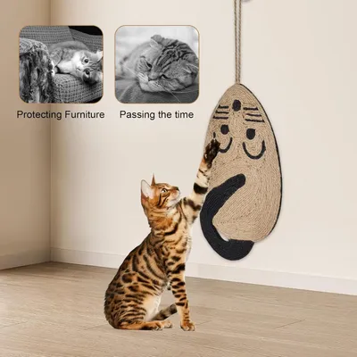 PetTribes Tapis Griffoir Souris Suspendu pour Chat