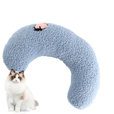 PetTribes Oreiller doux en U - Soulage les articulations de votre animal