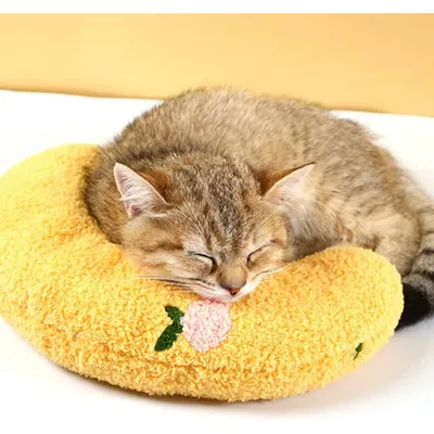 PetTribes Oreiller doux en U - Soulage les articulations de votre animal