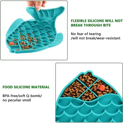 PetTribes Gamelle Ralentisseur de Nourriture pour Chien et Chat