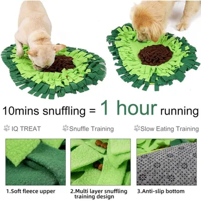 PetTribes Tapis puzzle anti-stress pour chien gourmand
