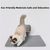 PetTribes Tapis litière chat lavable - Anti-projection nid d'abeille