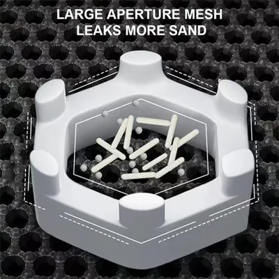 PetTribes Tapis litière chat lavable - Anti-projection nid d'abeille