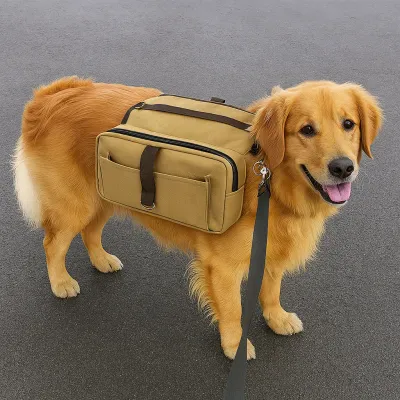 Must&Co - Harnais Sacoche de Randonnée pour chien