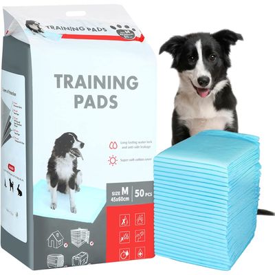 PetTribes Lot de 50 tapis propreté chiots - 45x60 cm, ultra absorbants