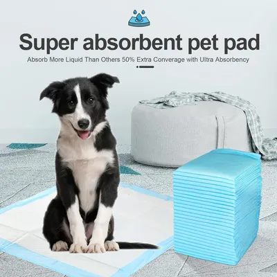 PetTribes Lot de 50 tapis propreté chiots - 45x60 cm, ultra absorbants