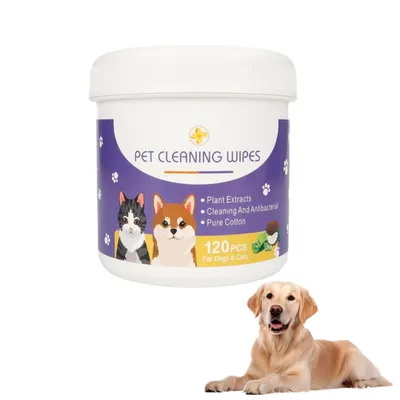 PetTribes Lot de 120 Lingettes Détachantes pour Larmes de Chien et Chat