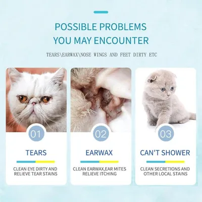 PetTribes Lot de 120 Lingettes Détachantes pour Larmes de Chien et Chat