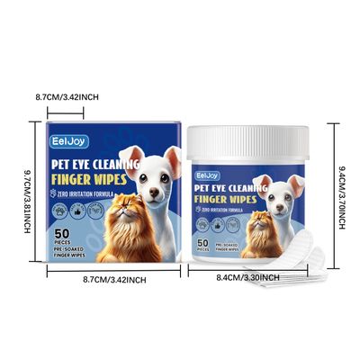 PetTribes Lingettes Humides pour Yeux de Chats/Chiens