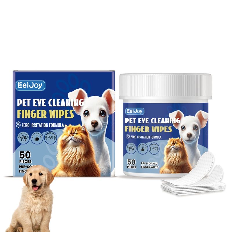 PetTribes Lingettes Humides pour Yeux de Chats/Chiens