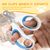 PetTribes Lot de 2 Ciseaux à Ongles pour Chien et Chat
