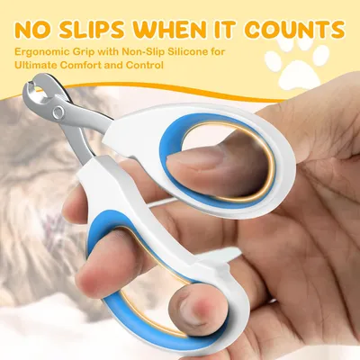 PetTribes Lot de 2 Ciseaux à Ongles pour Chien et Chat