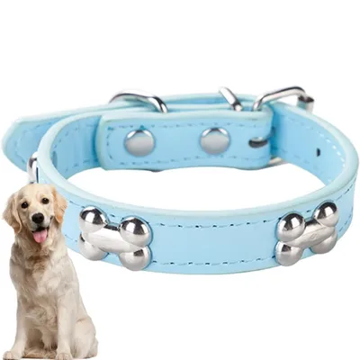 PetTribes Collier classique chien - Cuir synthétique confortable - M PetTribes Collier classique chien - Cuir synthétique confortable - M