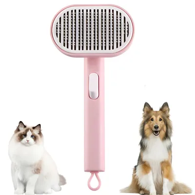 PetTribes Brosse Autonettoyante pour Chats et Chiens - Démêlage Facile