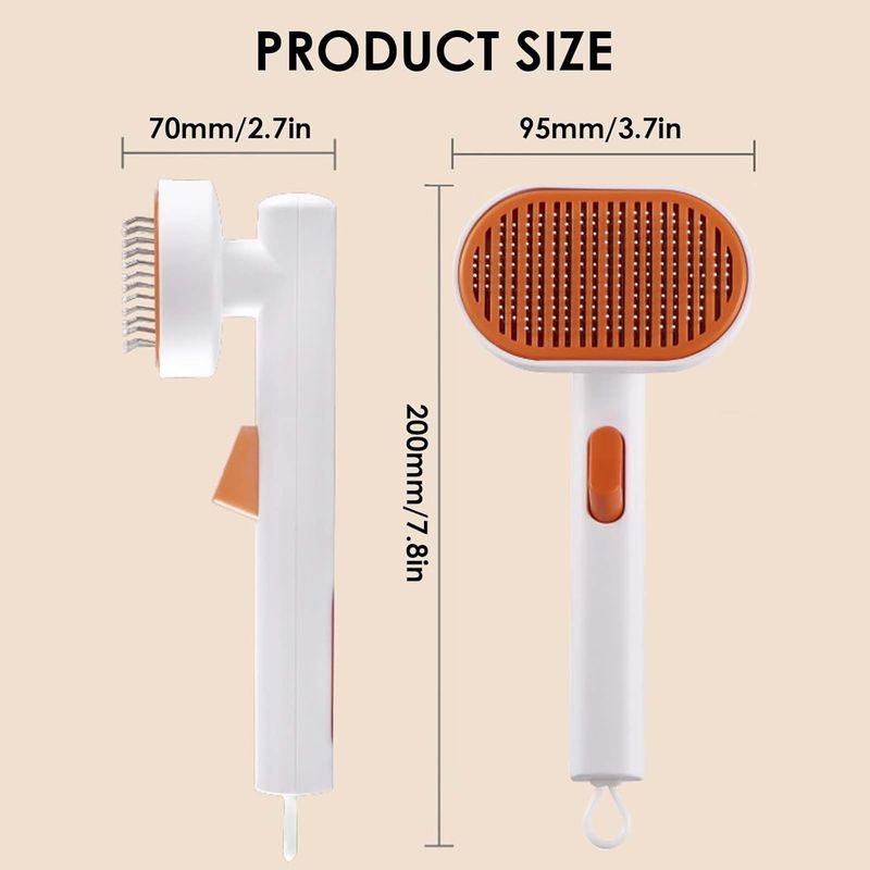 PetTribes Brosse Autonettoyante pour Chats et Chiens - Démêlage Facile