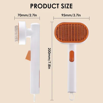 PetTribes Brosse Autonettoyante pour Chats et Chiens - Démêlage Facile