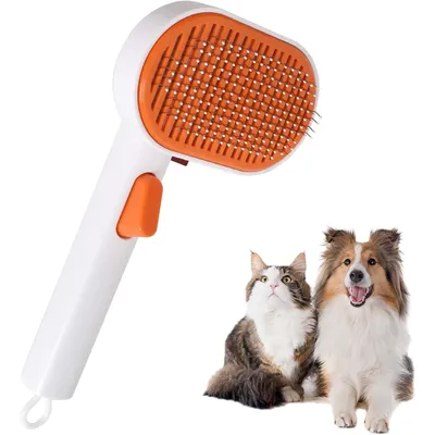 PetTribes Brosse Autonettoyante pour Chats et Chiens - Démêlage Facile