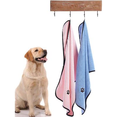 PetTribes 2 serviettes séchage rapide chien - Ultra absorbantes