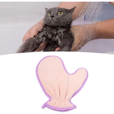 PetTribes Gants de toilette super absorbants pour animaux