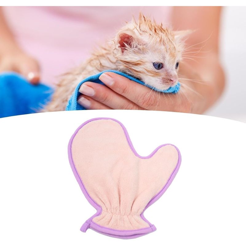 PetTribes Gants de toilette super absorbants pour animaux