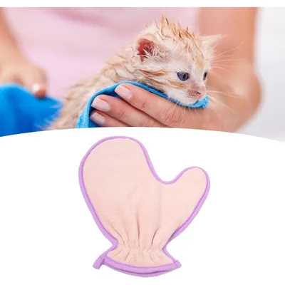 PetTribes Gants de toilette super absorbants pour animaux