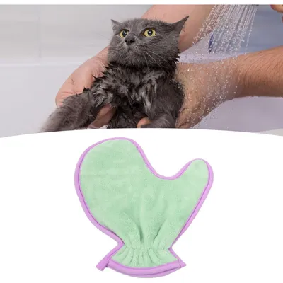 PetTribes Gants de toilette super absorbants pour animaux