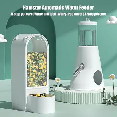 PetTribes Distributeur combo hamster/lapin - Eau et nourriture intégrées