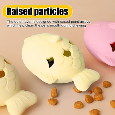 PetTribes Distributeur de Nourriture-Jouet Poisson pour Chats/Chiens