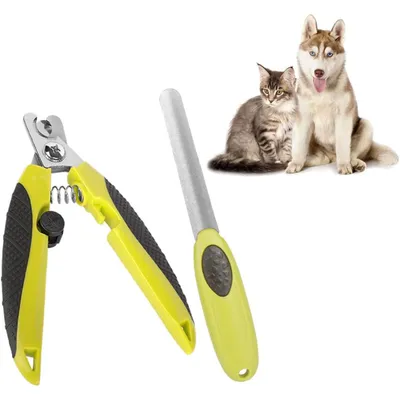 PetTribes Coupe-ongles professionnel chien/chat - Acier inoxydable