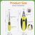 PetTribes Coupe-ongles professionnel chien/chat - Acier inoxydable
