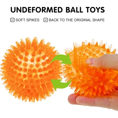 PetTribes 6 balles couinantes colorées pour petits chiens