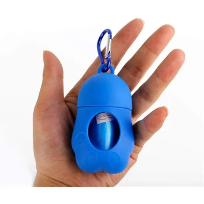 PetTribes Boîte portable pour déchets chien/chat - Avec sacs jetables