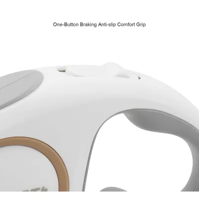 PetTribes Laisse Extensible 5m pour Chien avec Frein et Verrouillage 1 Main