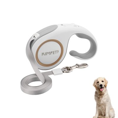 PetTribes Laisse Extensible 5m pour Chien avec Frein et Verrouillage 1 Main
