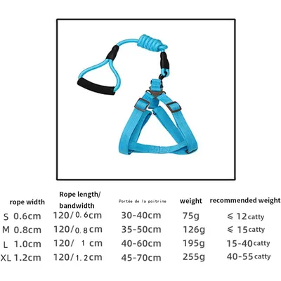 PetTribes Harnais Lasso Ajustable pour Grands Chiens - Sécurisé