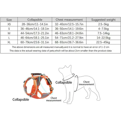 PetTribes Harnais avec poignée de contrôle pour promenade