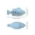 PetTribes Jouet Dentaire Poisson pour Chat - Lot de 2