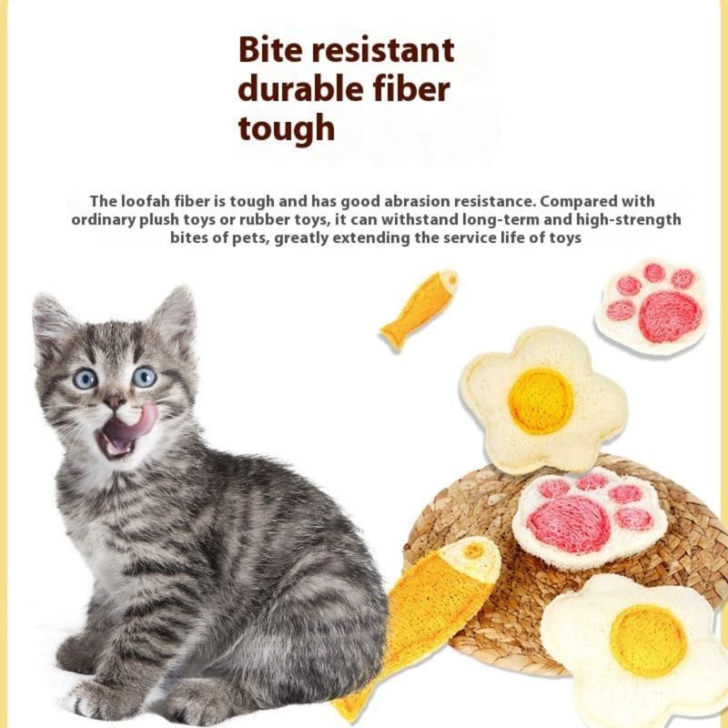 PetTribes Jouet interactif chat - Fibre naturelle à mâcher