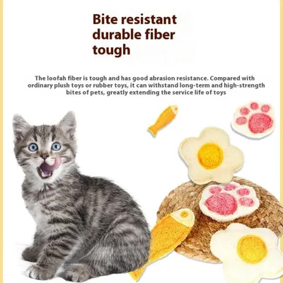 PetTribes Jouet interactif chat - Fibre naturelle à mâcher