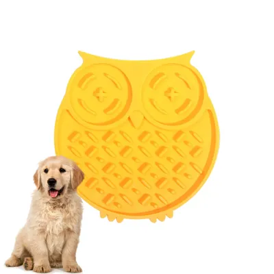 PetTribes Tapis léchage silicone anti-glisse animaux