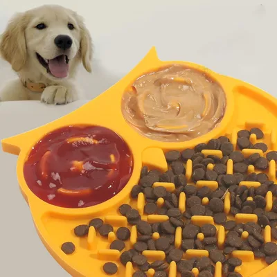 PetTribes Alfombrilla antideslizante de silicona para que mascotas laman