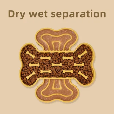 PetTribes Bol Courbe Nourriture Lente pour Animal