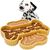 PetTribes Bol Courbe Nourriture Lente pour Animal