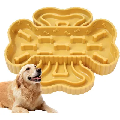 PetTribes Bol Courbe Nourriture Lente pour Animal