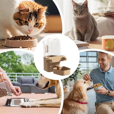 PetTribes Distributeur auto nourriture+eau pour chat/chien